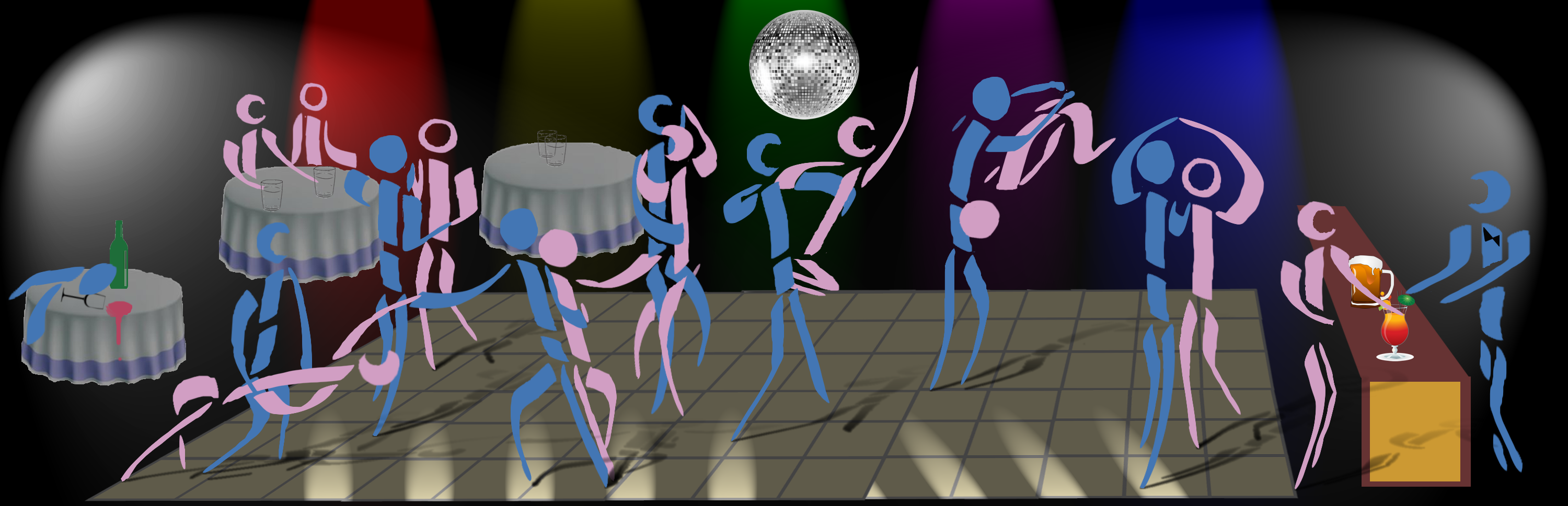 dancing venue illustration
